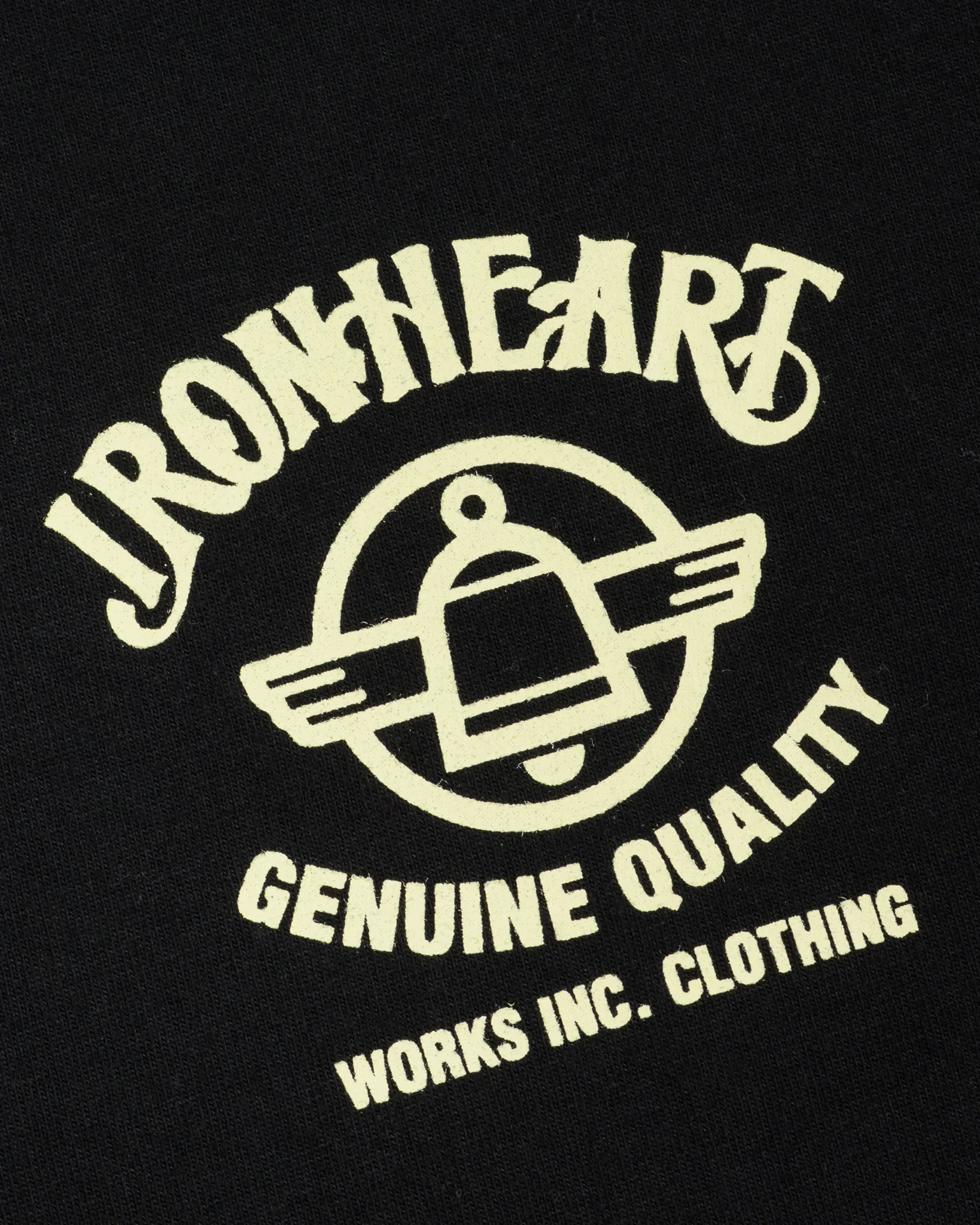 Iron Heart IHT-2603 7.5oz Printed Loopwheel Crew Neck T-Shirt - Image 6
