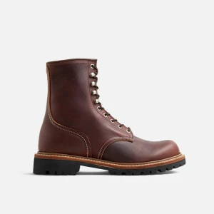 Red Wing 4585 8" Logger in briar oil-slick leather